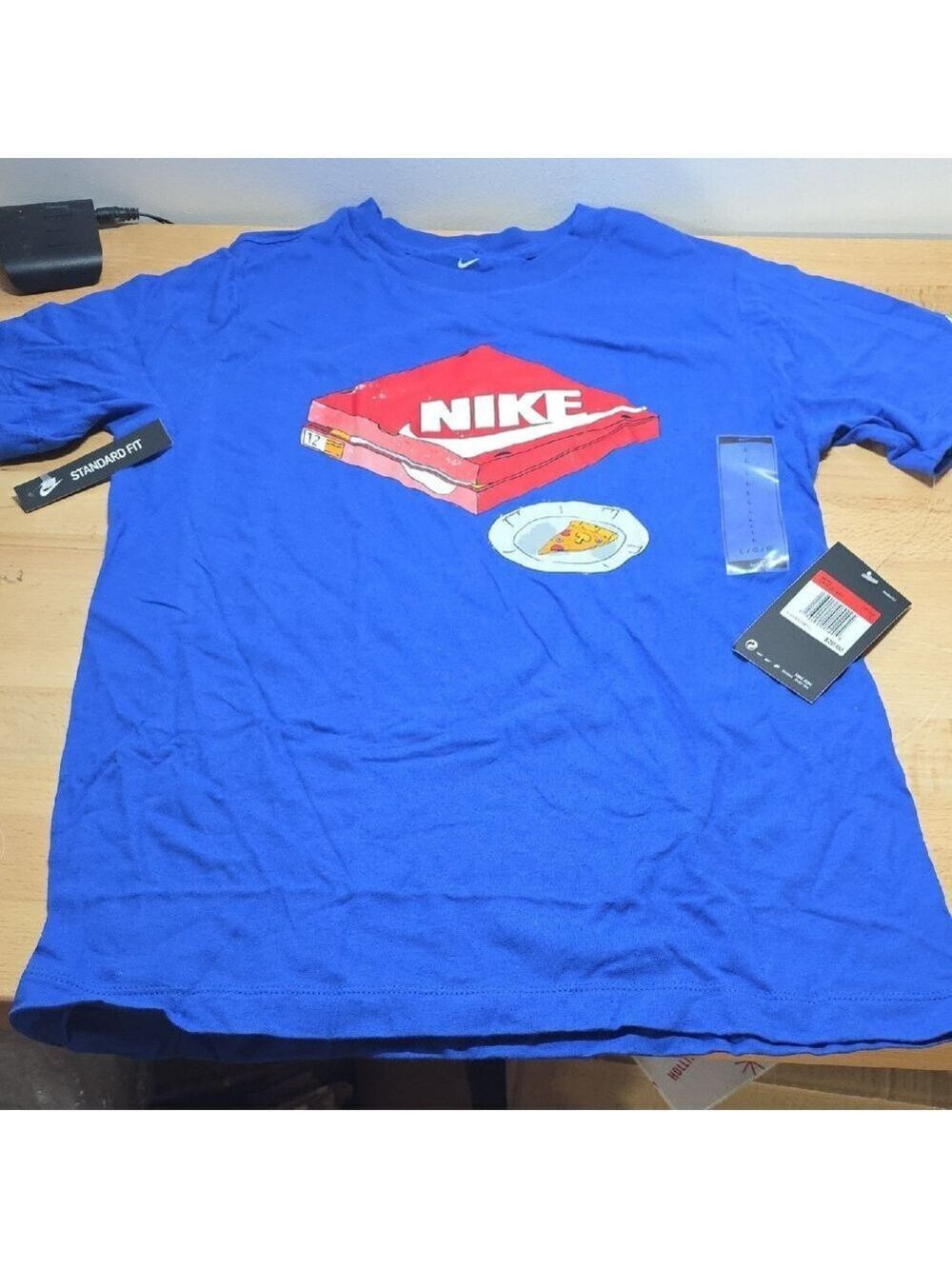 SKU 1822 Nike Royal Blue Pizza Box Tee